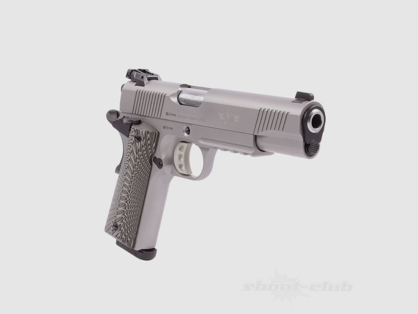 Messerschmitt ME 1911 Pistole Silber