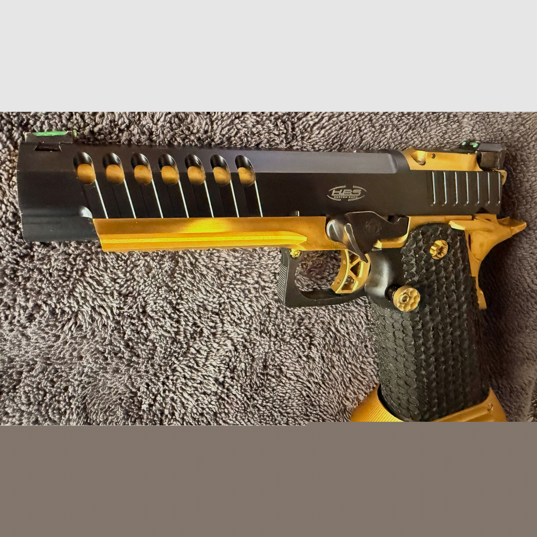 IPSC Standard optics STI 2011 HPS Range Master 5.4“ 9mm Luger with front cut, Picatinny rail, weapon is optic ready not CZ Shadow, Infinity, KMR, Sig Sauer, Walther, Beretta