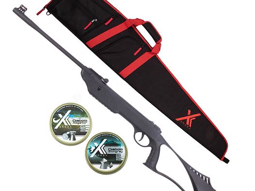 shoXx	 XS16 Kipplauf Luftgewehr 4,5 mm Diabolo Futteral-Set