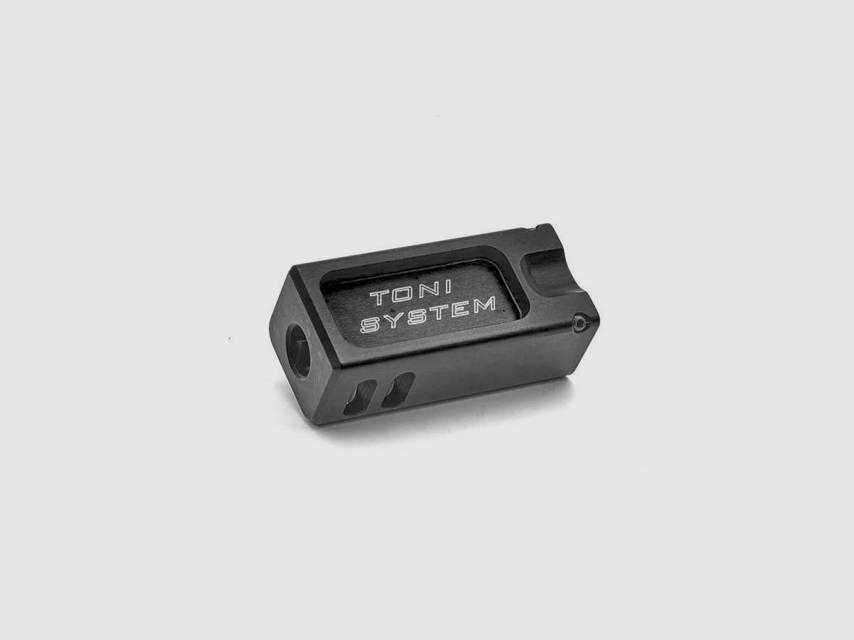 TONI SYSTEM GLV6 Compenatore Lungo per GLOCK, Colore: Sabbia, immagine 1 di 3