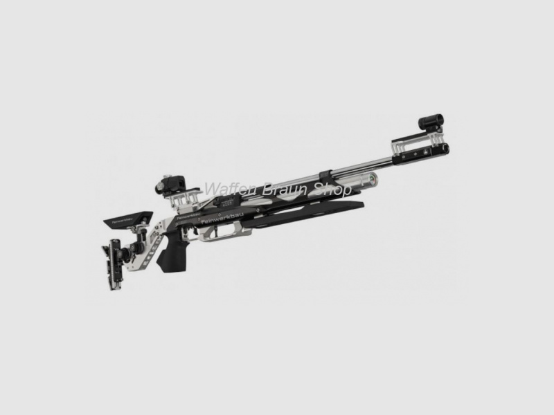 FEINWERKBAU Luftgewehr 800 X Auflage, Aluschaft für Aufgelegtschießen, schwarz, rechts, Griffgröße M
