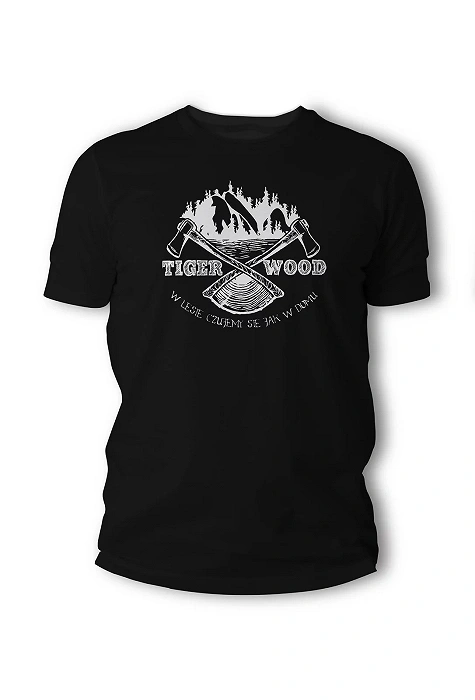 Koszulka T-shirt Tigerwood Two Axes czarna