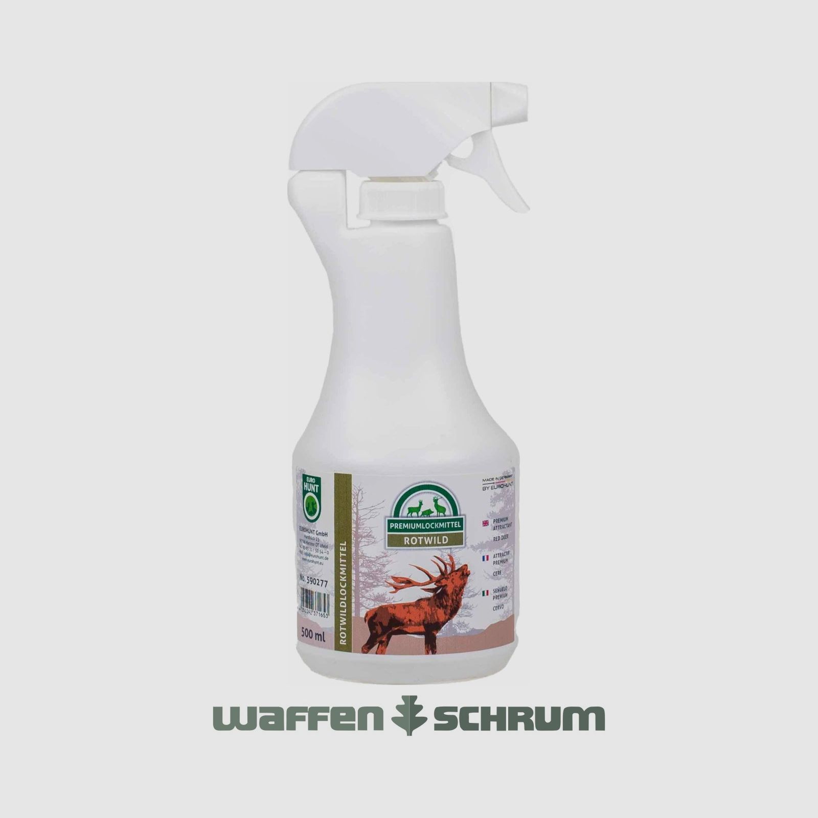 Eurohunt appât pour cerfs 500ml flacon pulvérisateur