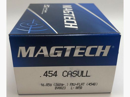 Magtech .454 Casull FMJ Płaski 260gr