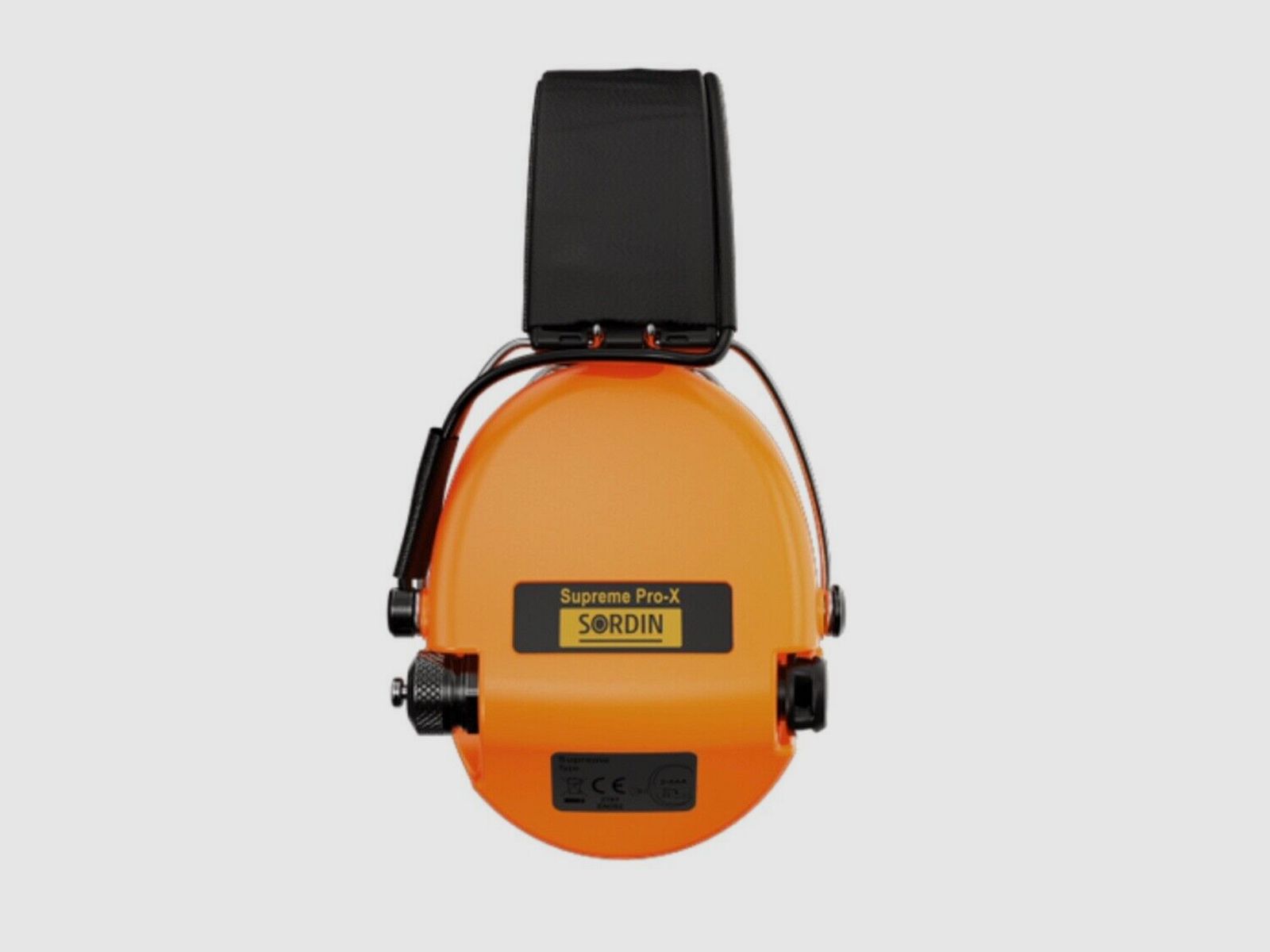 Sordin 75302-X/L-14-S Elektroniczna ochrona słuchu Supreme Orange Pro X z opaską na głowę