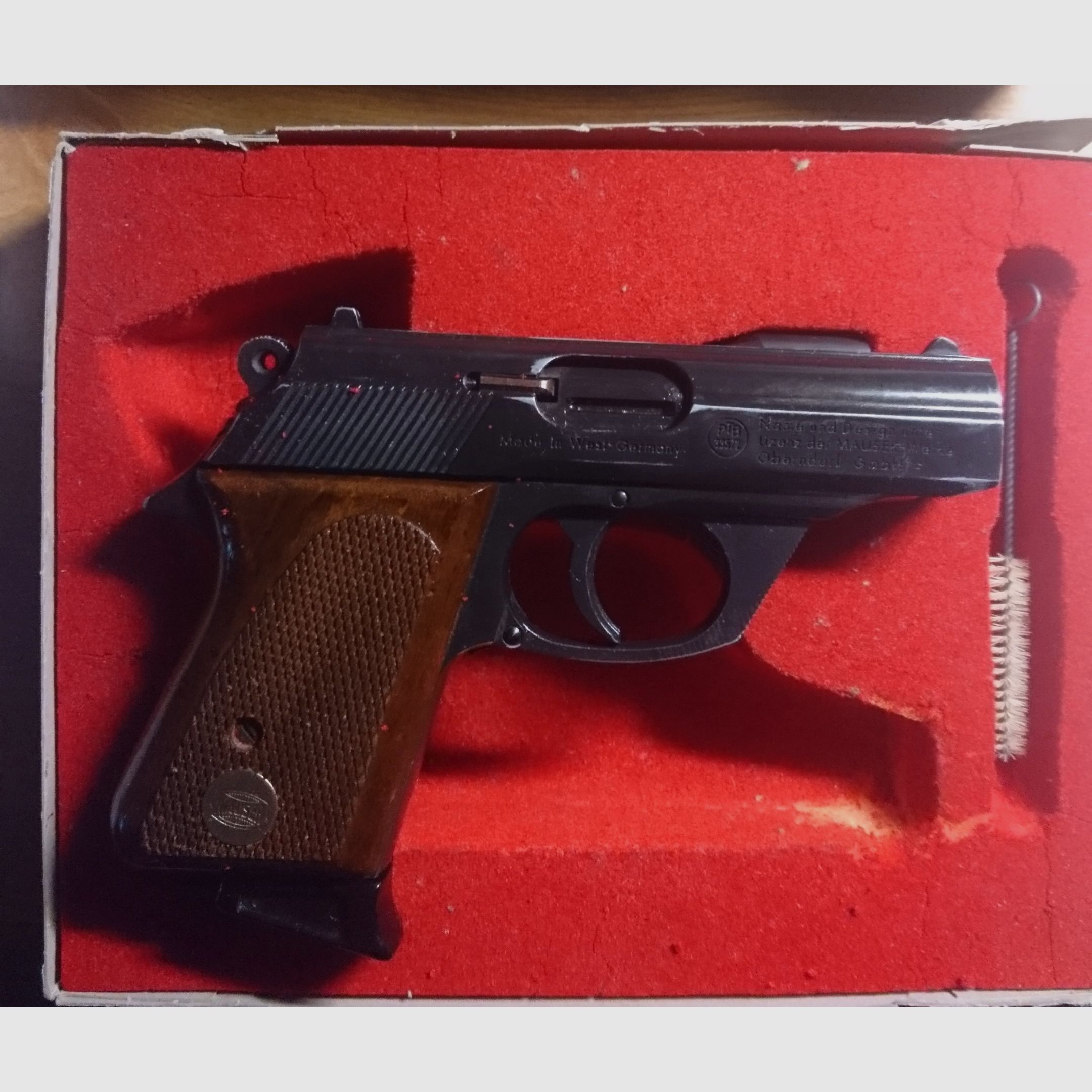 Mauser HSc. Mod.84 Schreckschuss Automatikpistole Set