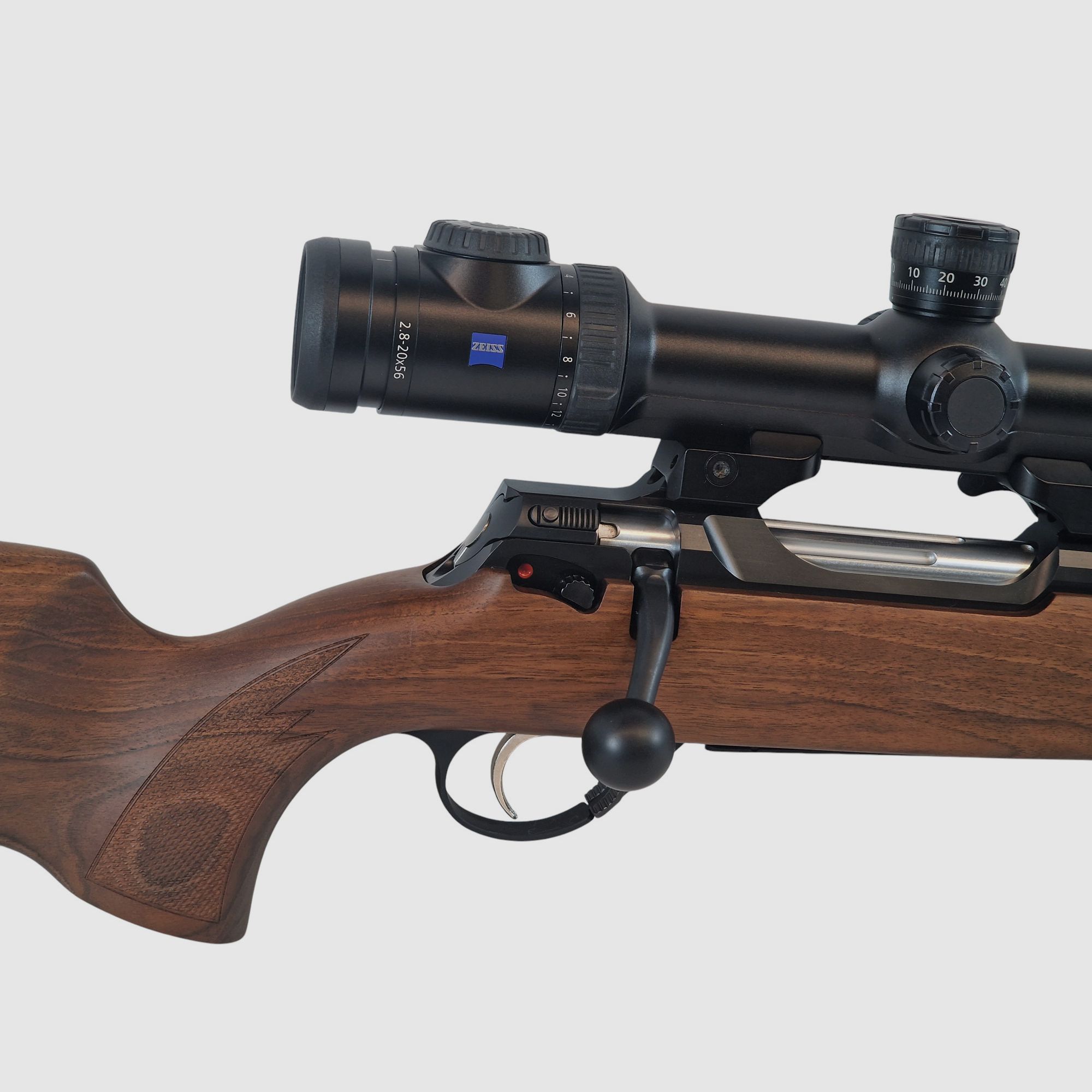 Anschütz Mod. 1782 im Kal. 30-06 Spring. LL 52cm mit M15x1 und Zeiss V8 