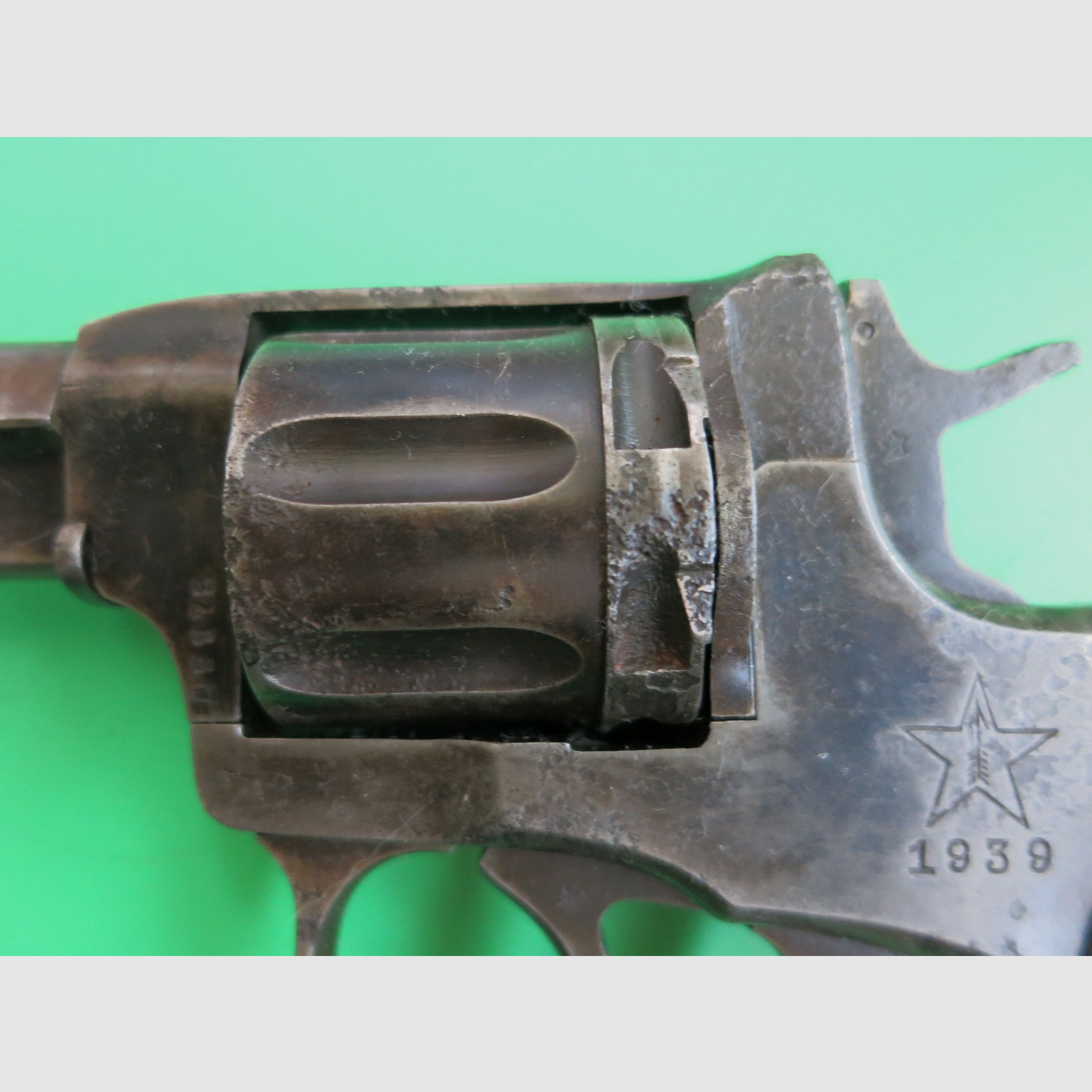KAISERLICHER RUSSISCHER NAGANT-REVOLVER WW2, 1939, DOUBLE-ACTION-OFFIZIERSMODELL, Tula-Arsenal    #87