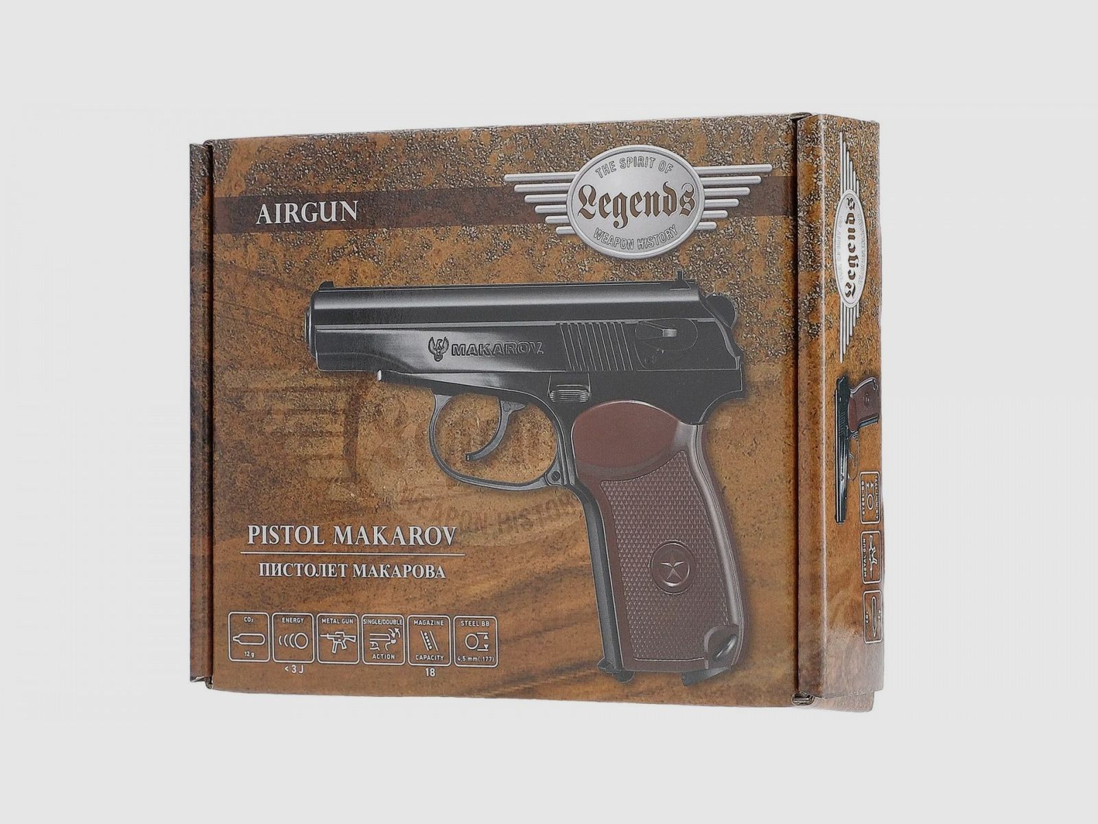 Umarex Legends Makarov - Pistolet à bille acier, image 5 sur 5