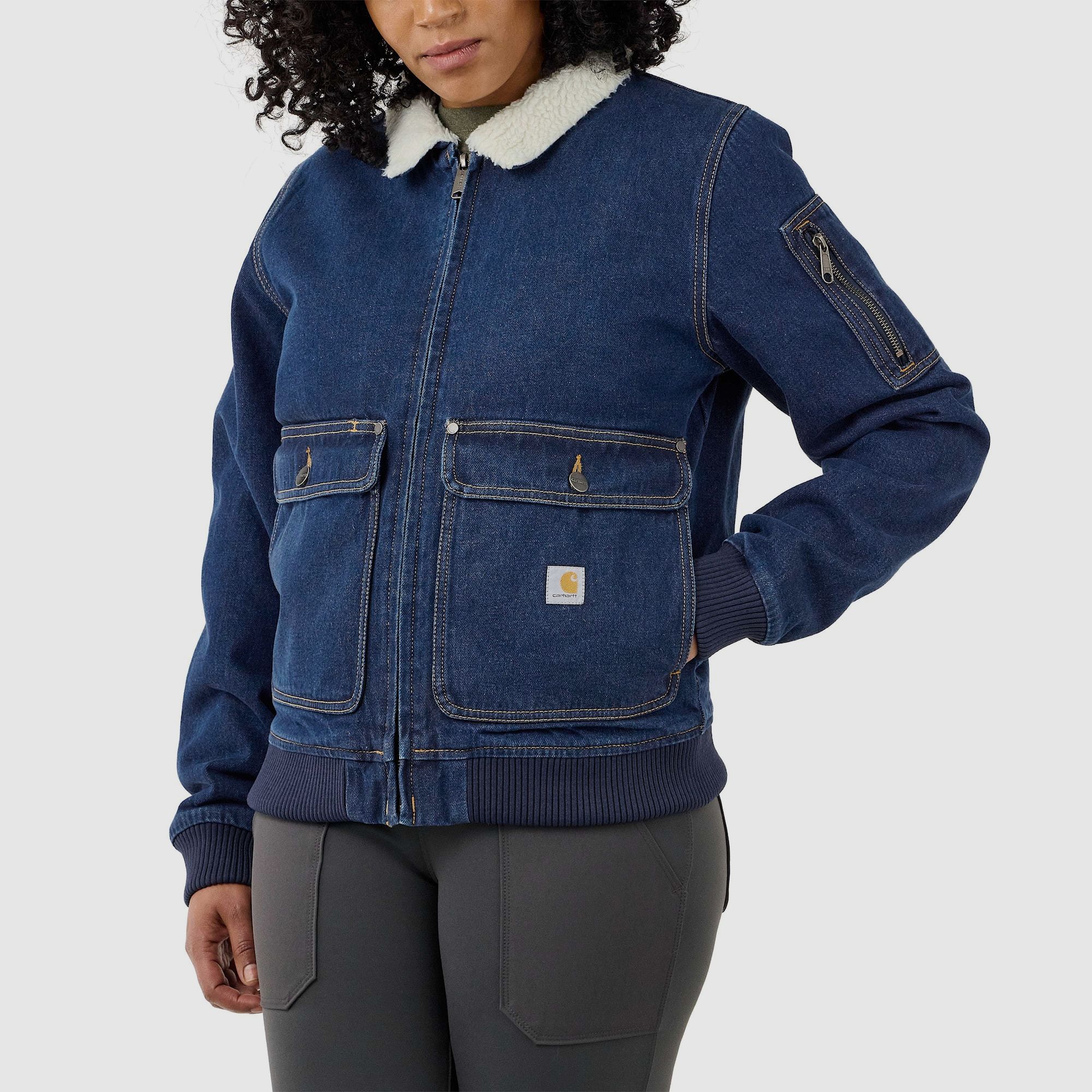 Carhartt Denim Jacket with lining Women's Beech L