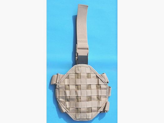 Molle Oberschenkel-Adapter, rund, Sandfarben