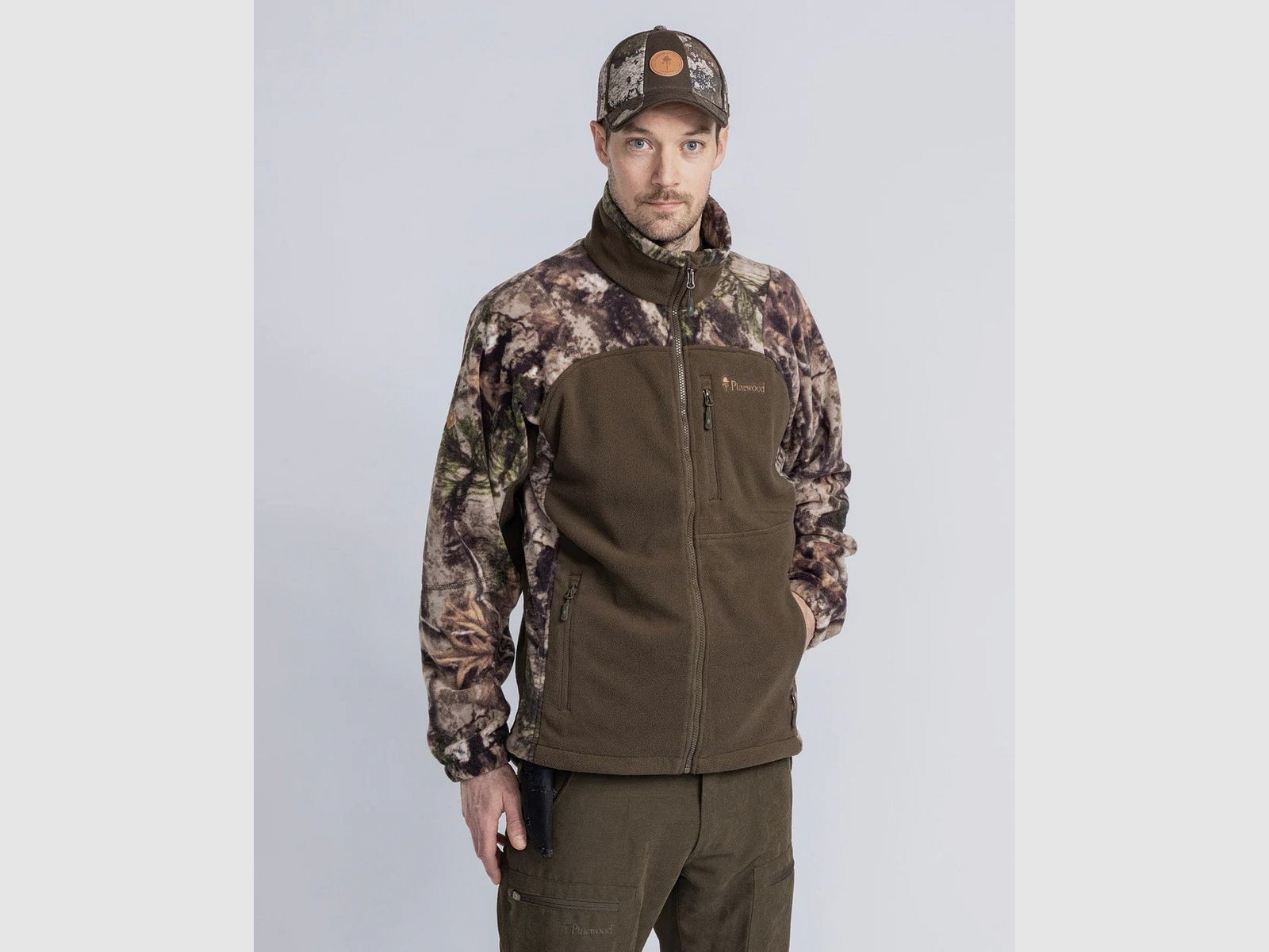 Pinewood Furudal Hunters Camou Fleecejacke Grün, Bild 1 von 3