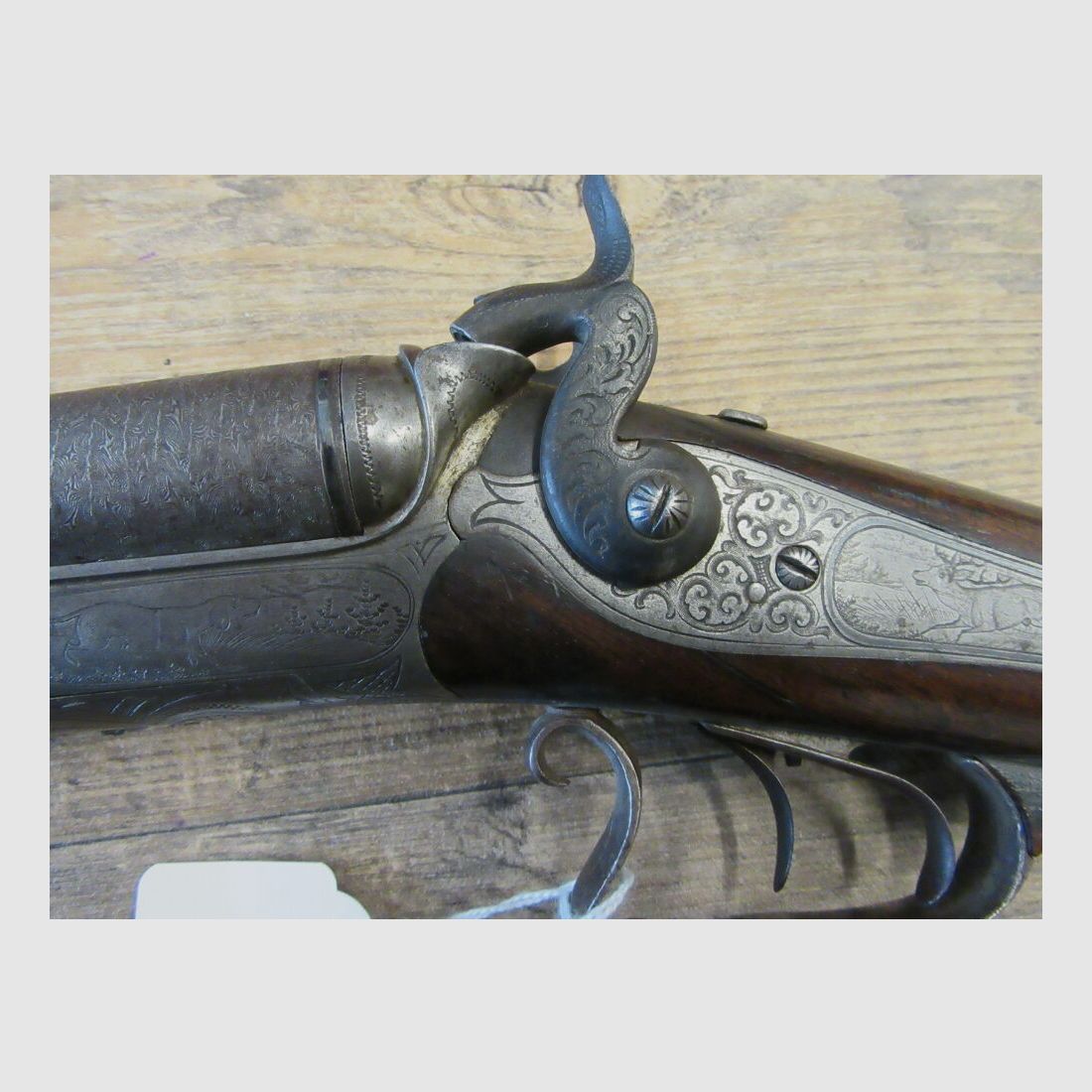 Inconnu fusil de chasse