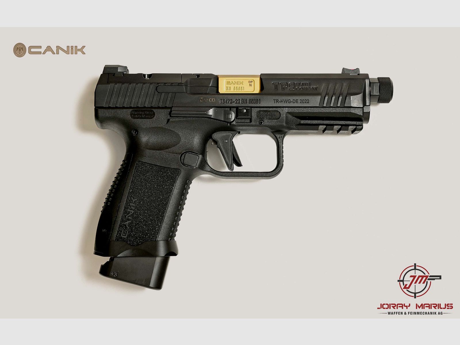 Canik TP9 Elite Combat Executive SAO 9mm Para, Bild 1 von 3