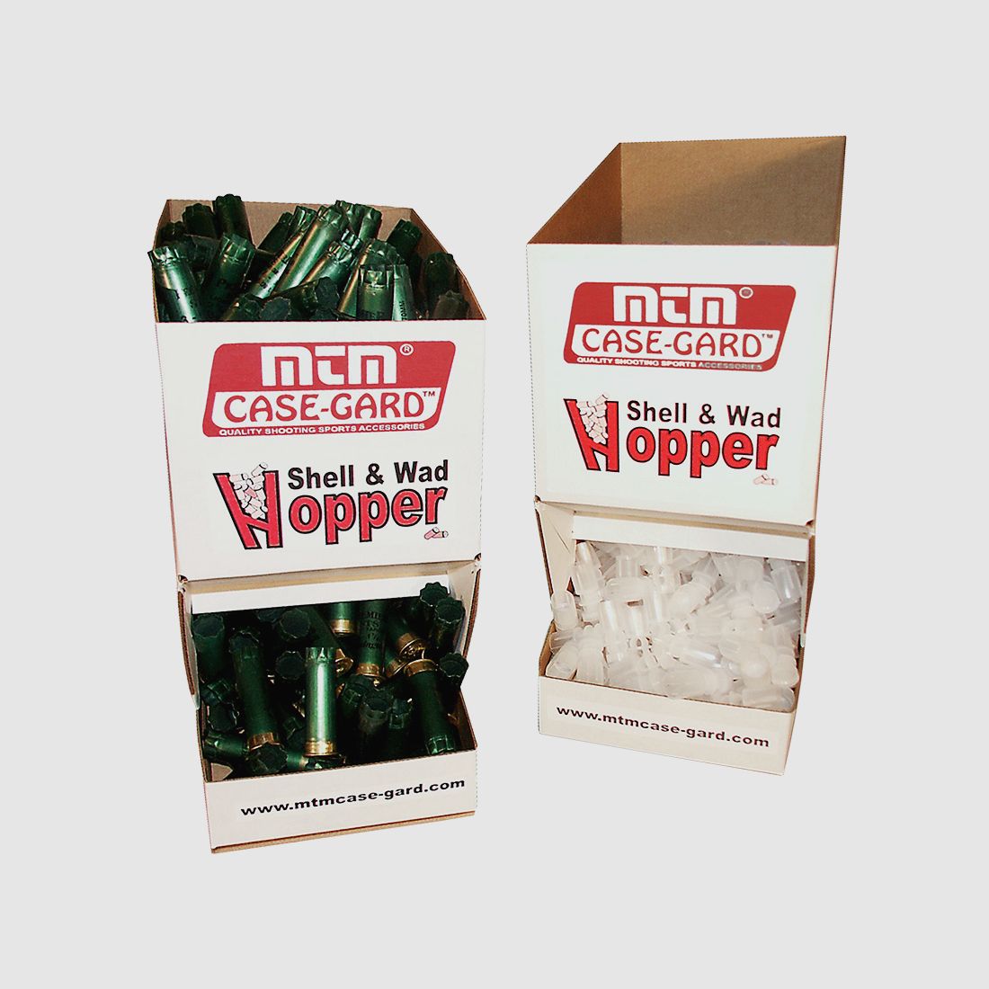 MTM Caja dispensadora para cartuchos de escopeta WH-01 blanca