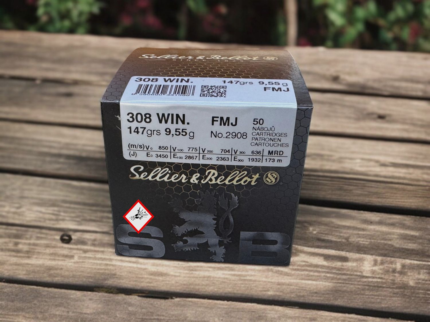 Sellier & Bellot .308 Win FMJ 147 grs