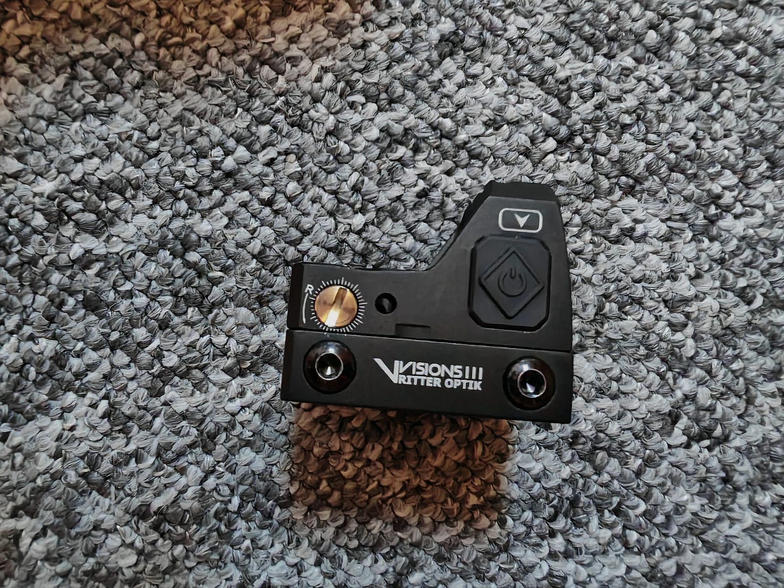 Ritter Optik Reflexvisier V-VISION III RMR Mikro Red Dot  Leuchtpunkt Visier 2 MOA | Picatinny Montage | für IPSC Schießen geeignet