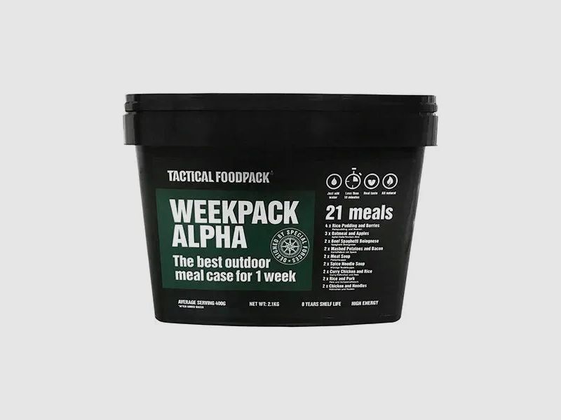 Tactical Foodpack Tactical Foodpack Wochenration Weekpack Alpha