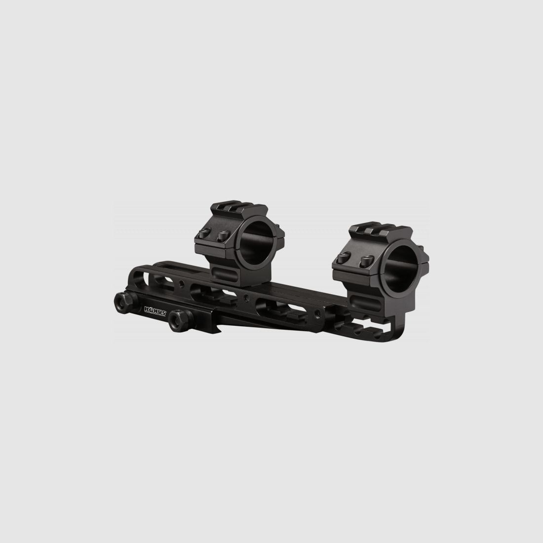 Konus Cantilever Montage Ø 25,4 und 30 mm für Weaver und Picatinny Schiene verstellbar