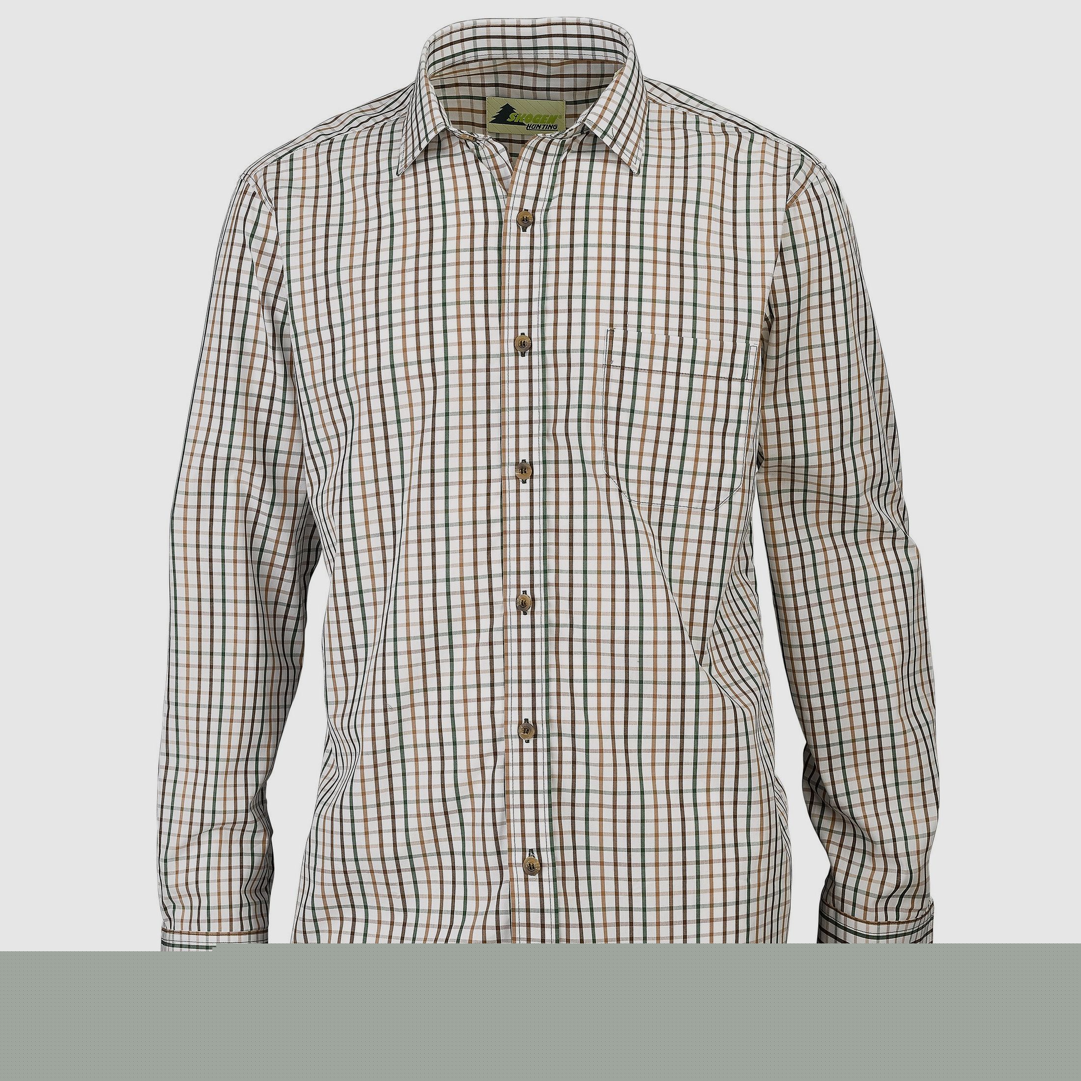 Skogen Herren-Langarmhemd