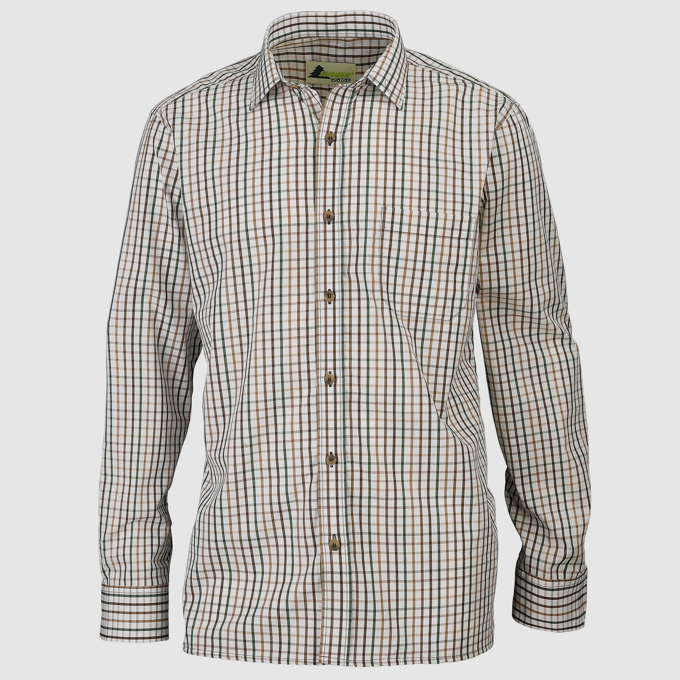 Skogen Herren-Langarmhemd