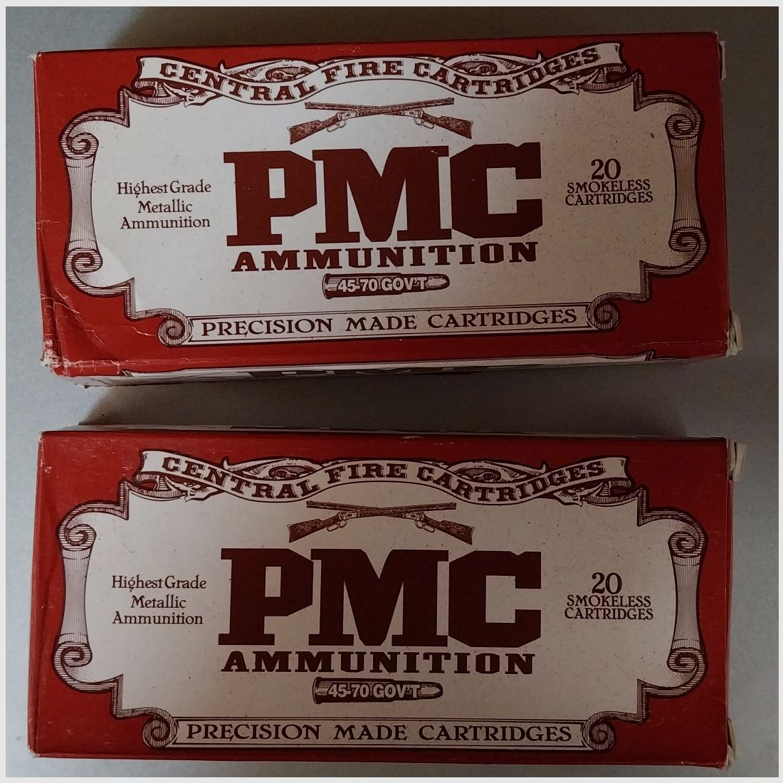 45-70 Gov.  PMC   405 Grain Blei-Flachkopp 40 Schuß