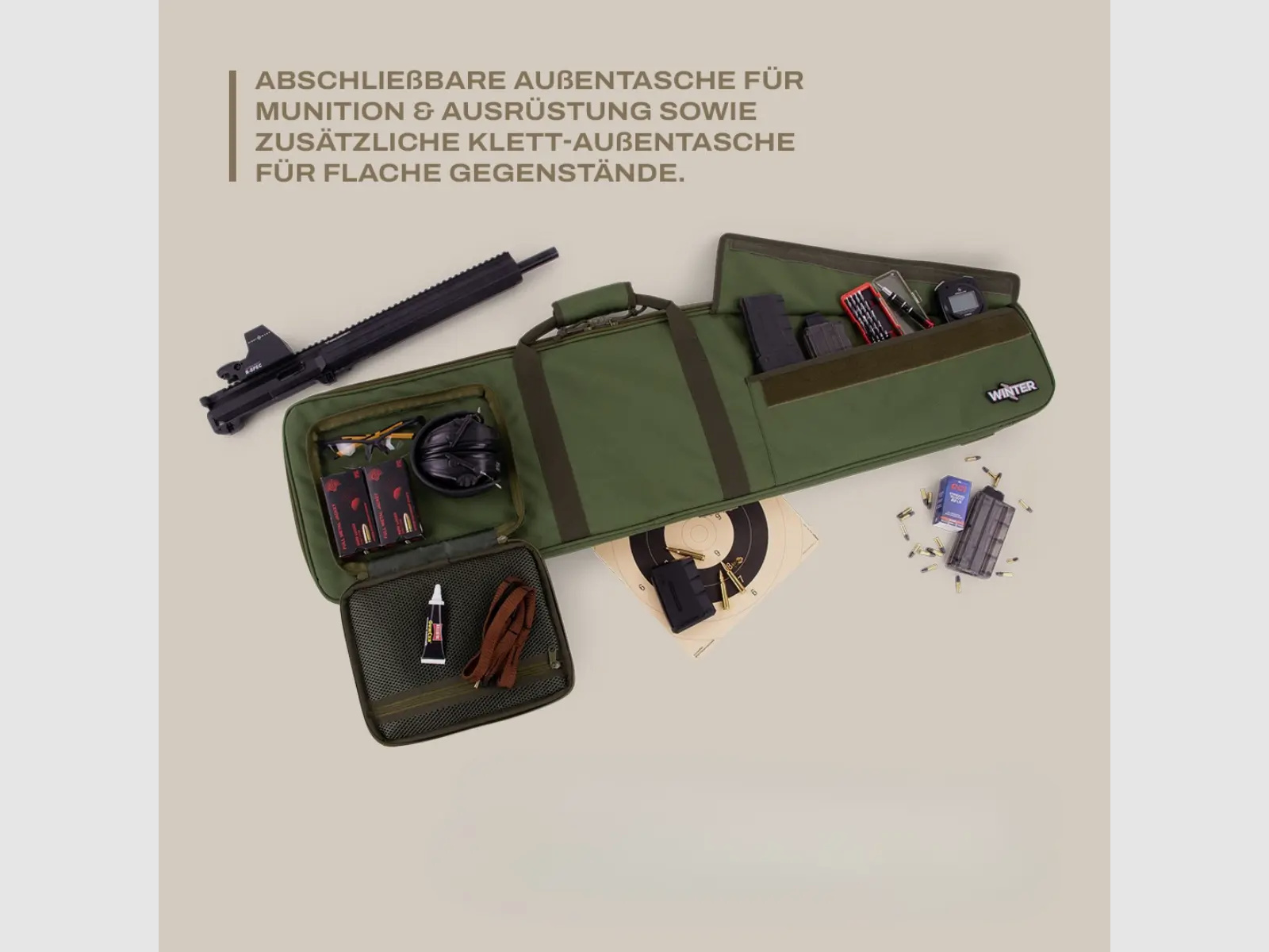 Winter Wapen Tas Forest 110 cm