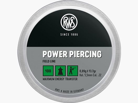RWS Power Piercing 0,89g Kal. 5,5mm