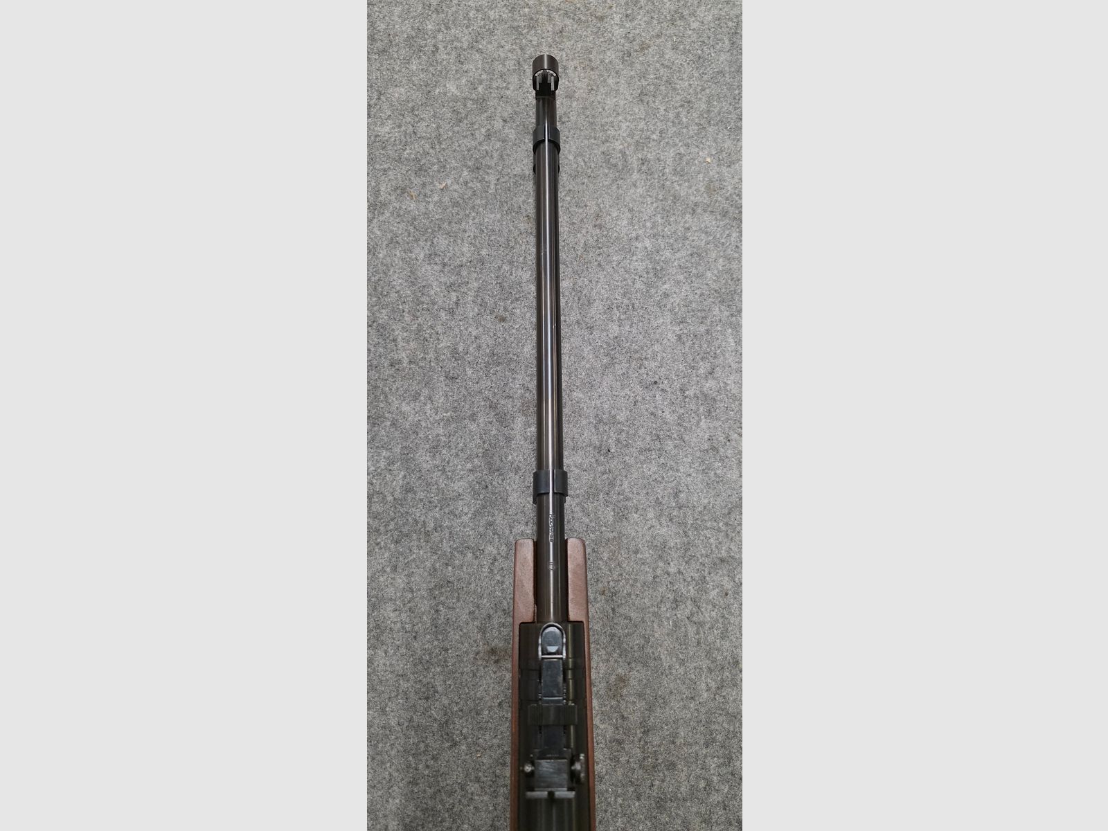 Con foglio pubblicitario e manuale d'uso !!! Raro fucile ad aria compressa Western a leva inferiore Haenel Mod. 580 in ottime condizioni, immagine 17 di 20