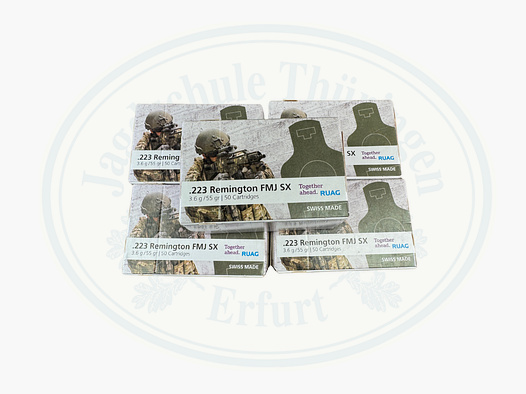 .223 Remington FMJ SV 3.6gr/55gr