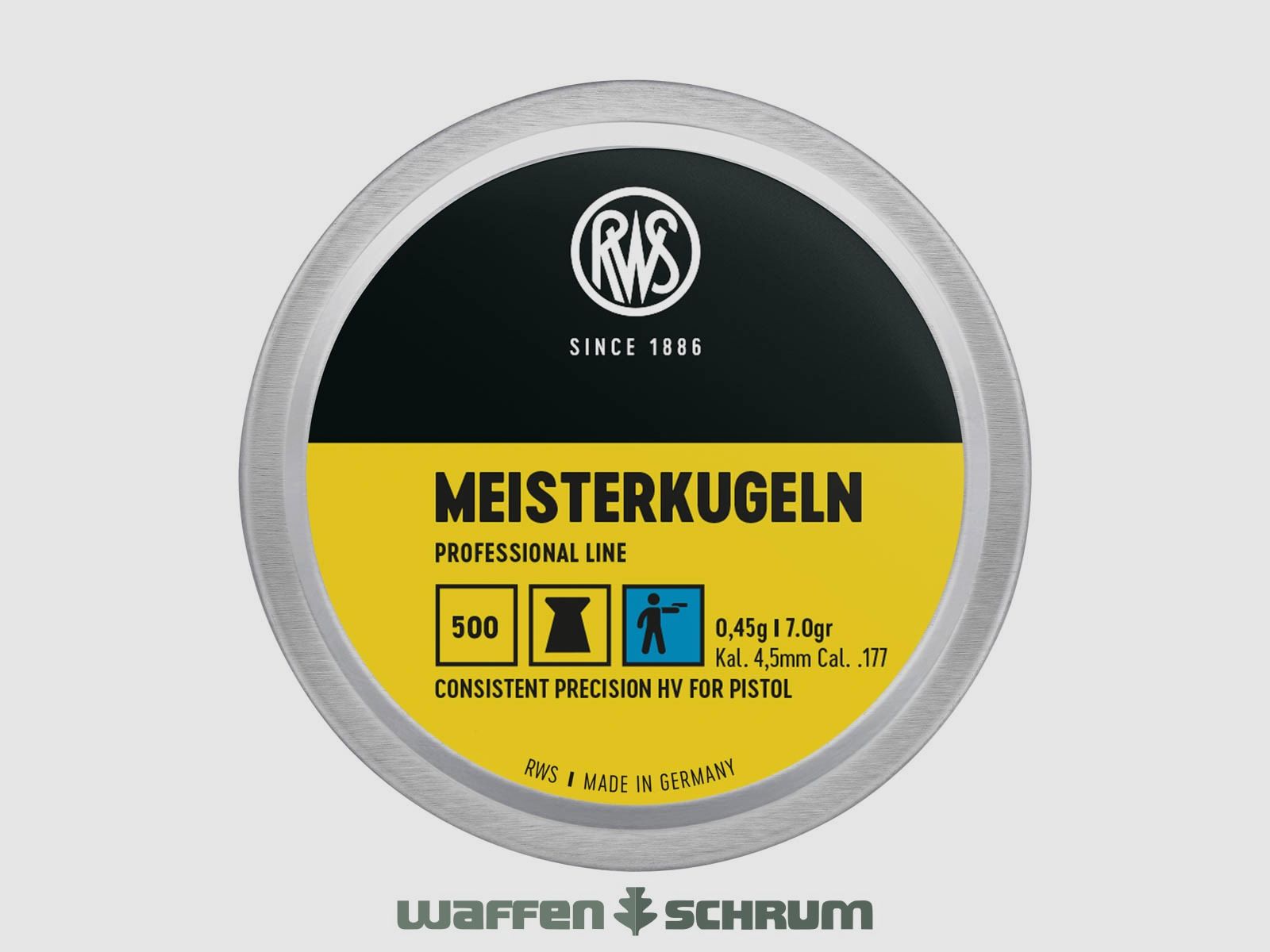 RWS Meisterkugeln HV 0,45g 4,49mm Professional Line