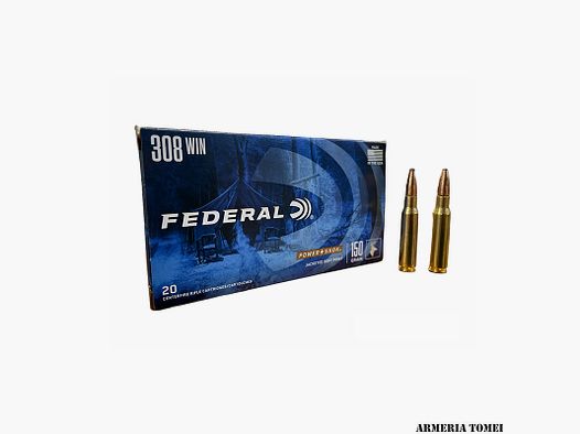 FEDERAL – POWER SHOK JACKETED SOFT POINT CAL. 308 WIN 150GR -308A