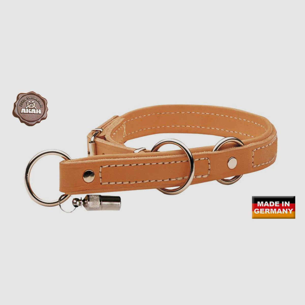 AKAH Würger mit Begrenzung aus Fahlleder 45 cm