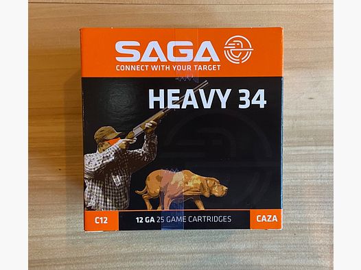 SAGA Heavy 34 - Cal. 12/70 - 34g - No. 5 (3.0mm) - Lead