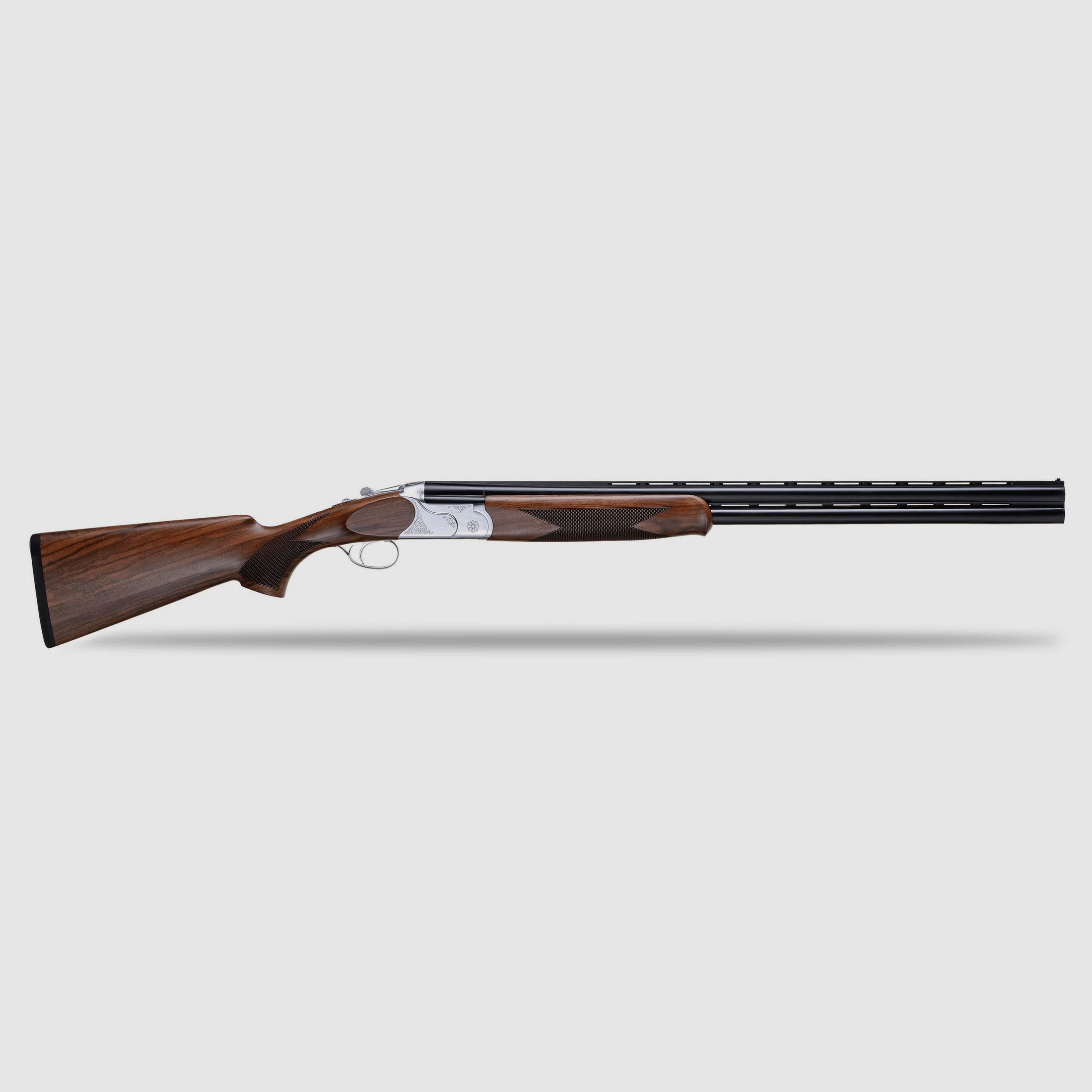 Huglu 103 DE Bockflinte, Kal. 12/76, 71cm Lauf, Einabzug, , Silber