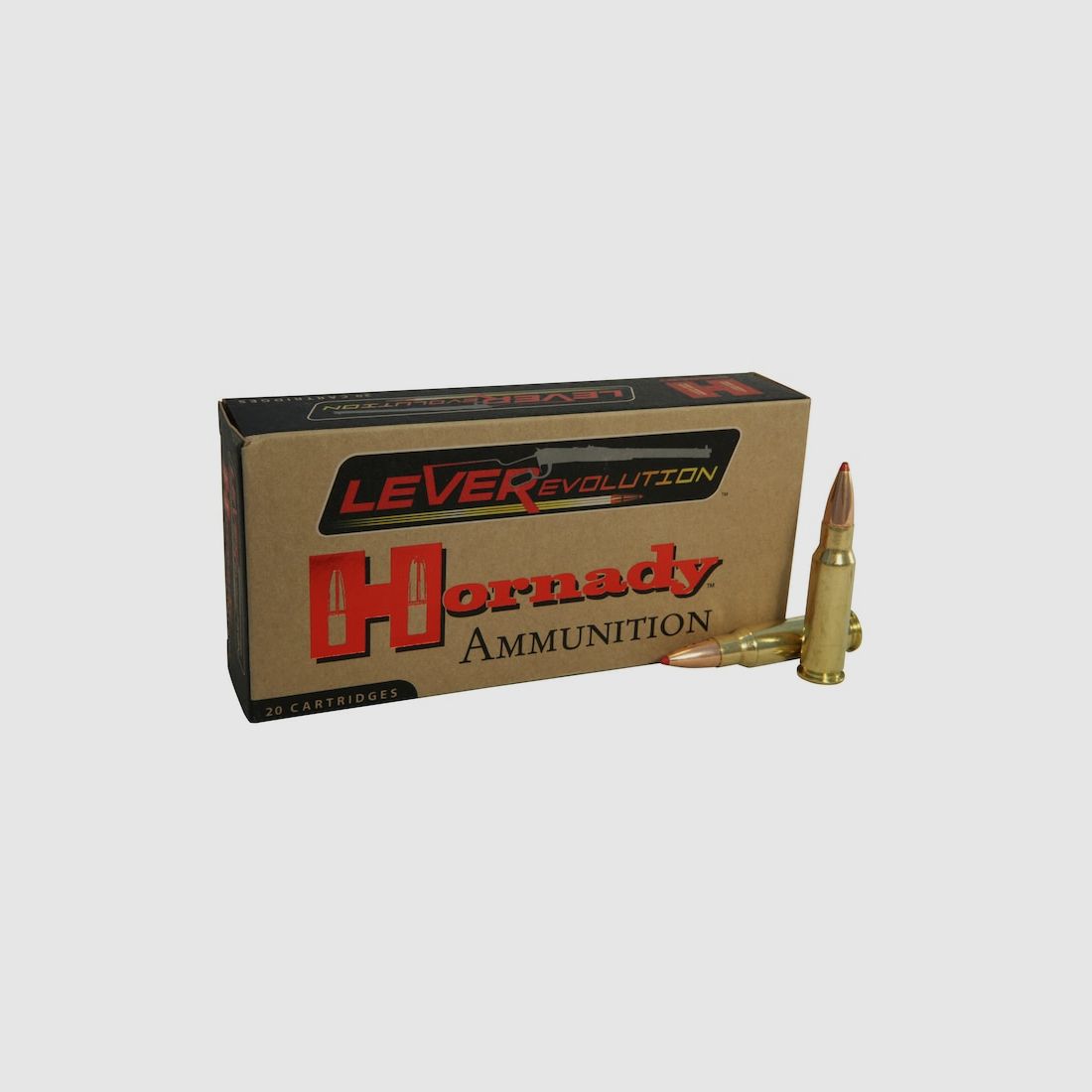Hornady Leverevolution .338 Marlin Express 200GR FTX 20 Patronen