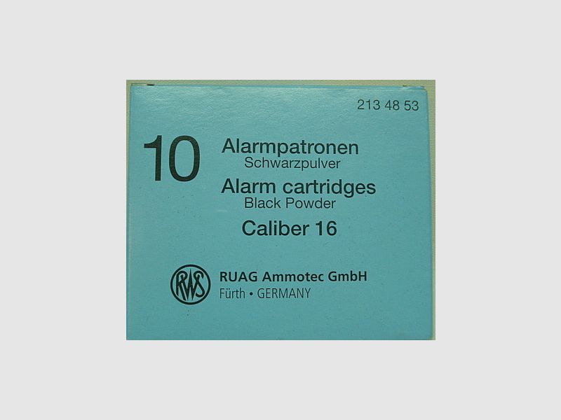 Alarmpatr. Kal.16 - 50 mm Hülse -a10