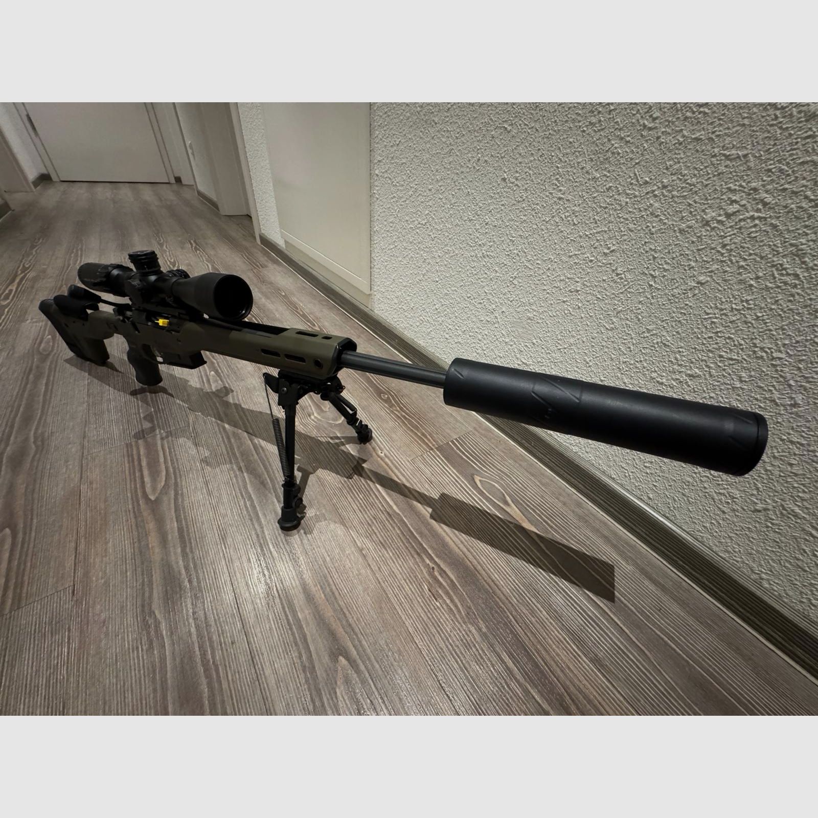 Bergara B14 agujero de pulgar cal. 6,5 PRC con culata plegable de carbono MDT HNT 26 cazador