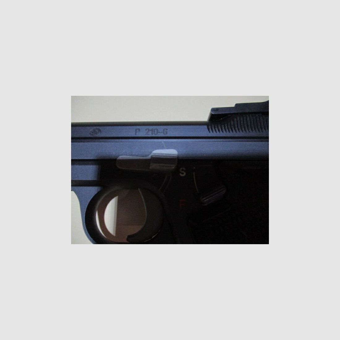 Sportpistole SIG P210-6 9mm Luger verstellbare Visierung Lauflänge 120 mm 210-6