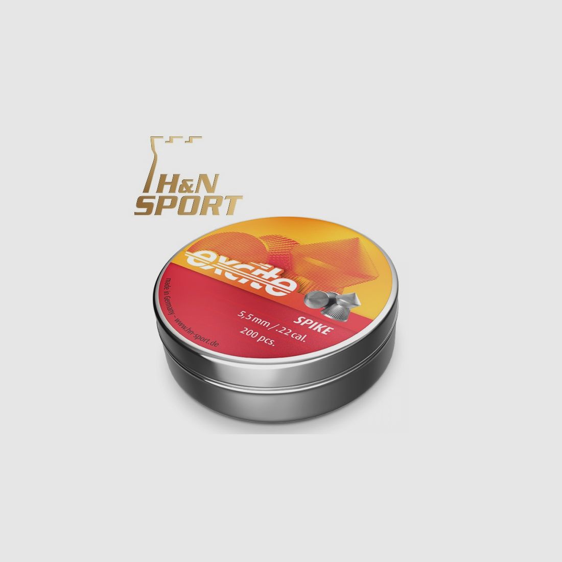H&N Excite Spike Diabolos Kal. 5,50 mm. Dose 200 Stk. von 1,02 g.
