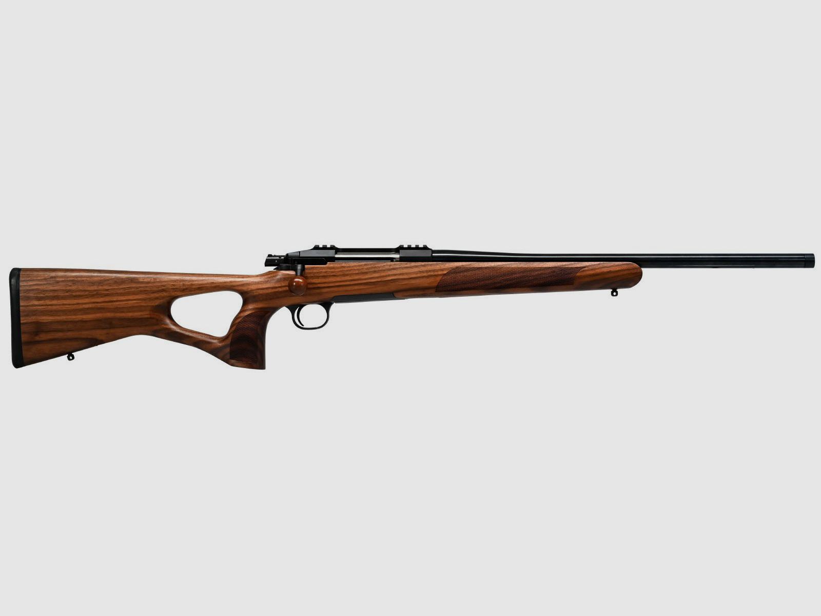Steel Action Steel Action .308Win longueur de canon 51 cm / M15x1 / sans organes de visée classe de bois 3 / crosse à trou pour le pouce, poids sans organes de visée, avec filetage M15x1, .308Win, 51 cm