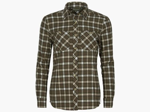 Pinewood Bluse Härjedalen, D.Green/Offwhite
