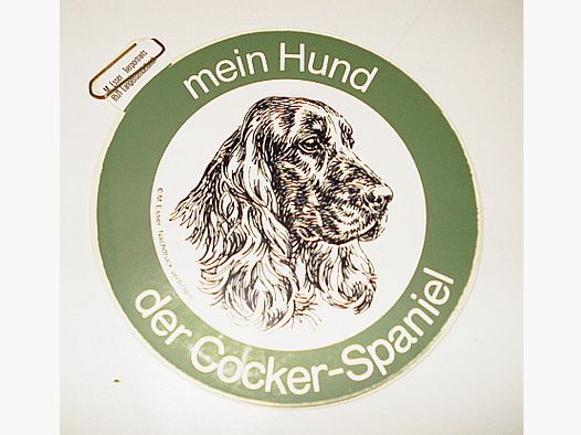 Aufkleber Cockerspaniel -
