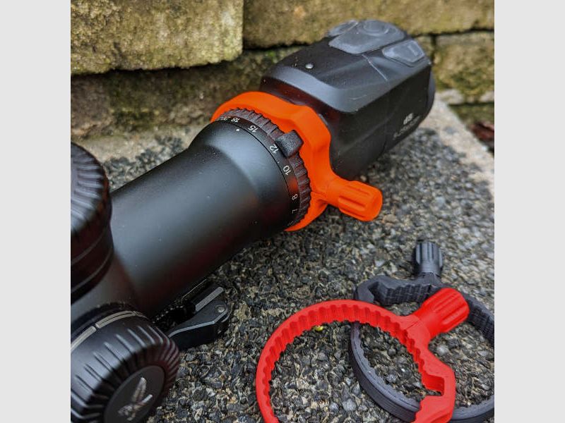 Pour Swarovski dS : levier de réglage rapide pour le réglage de l'agrandissement