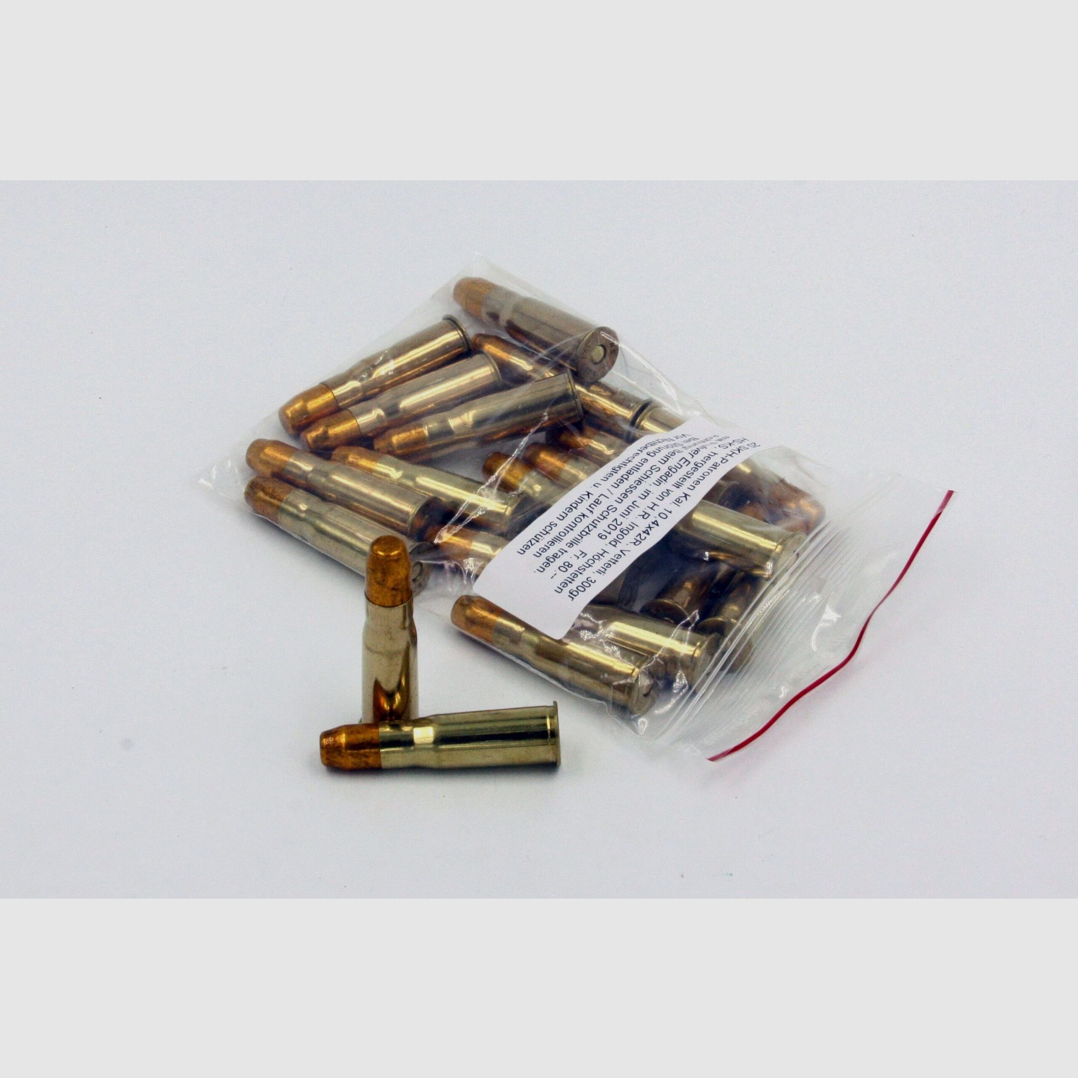 SKH, 10.4 x 42 R Vetterli, HS-KS, 300 gr., 20 pcs. (à percussion centrale)