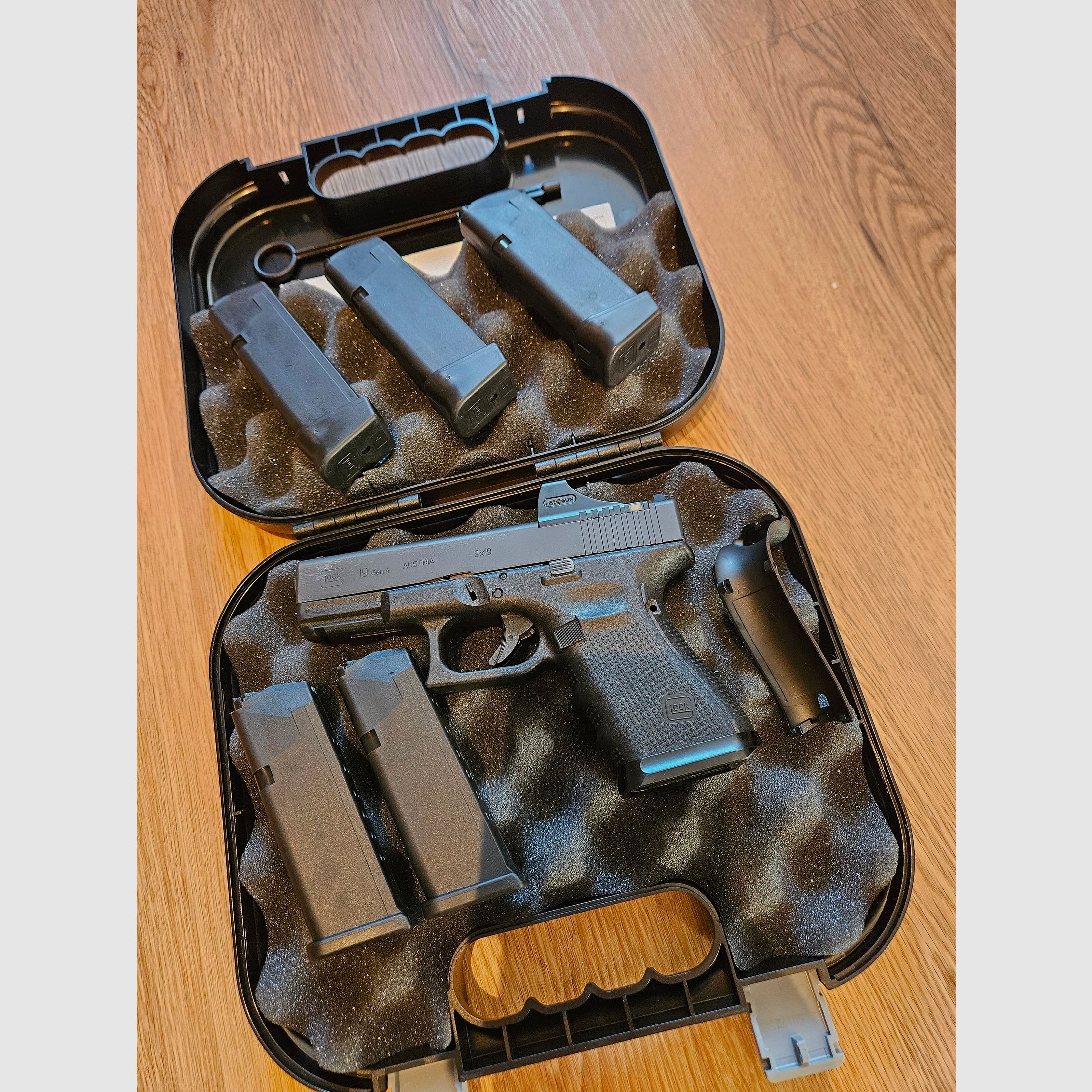 Glock 19 Gen 4 M.O.S mit Reflexvisier