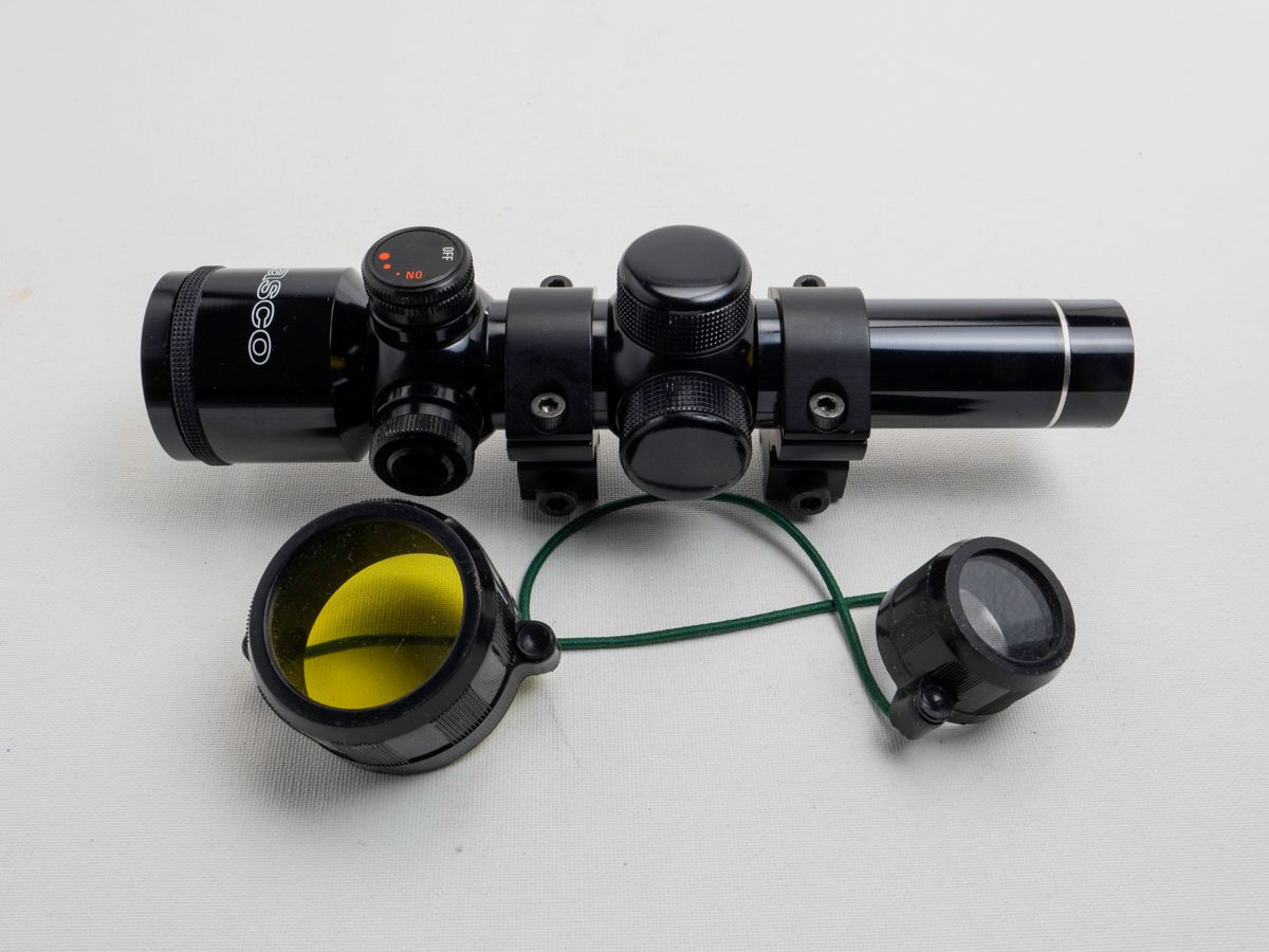 Tasco IR4x20 Japan AO-62 verzamelobject scope met verlicht rood draadkruis, afbeelding 1 van 13