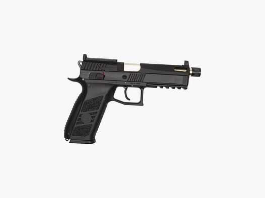CZ P-09 Optic Ready Metaal CO2, incl. Case, Zwart -F-