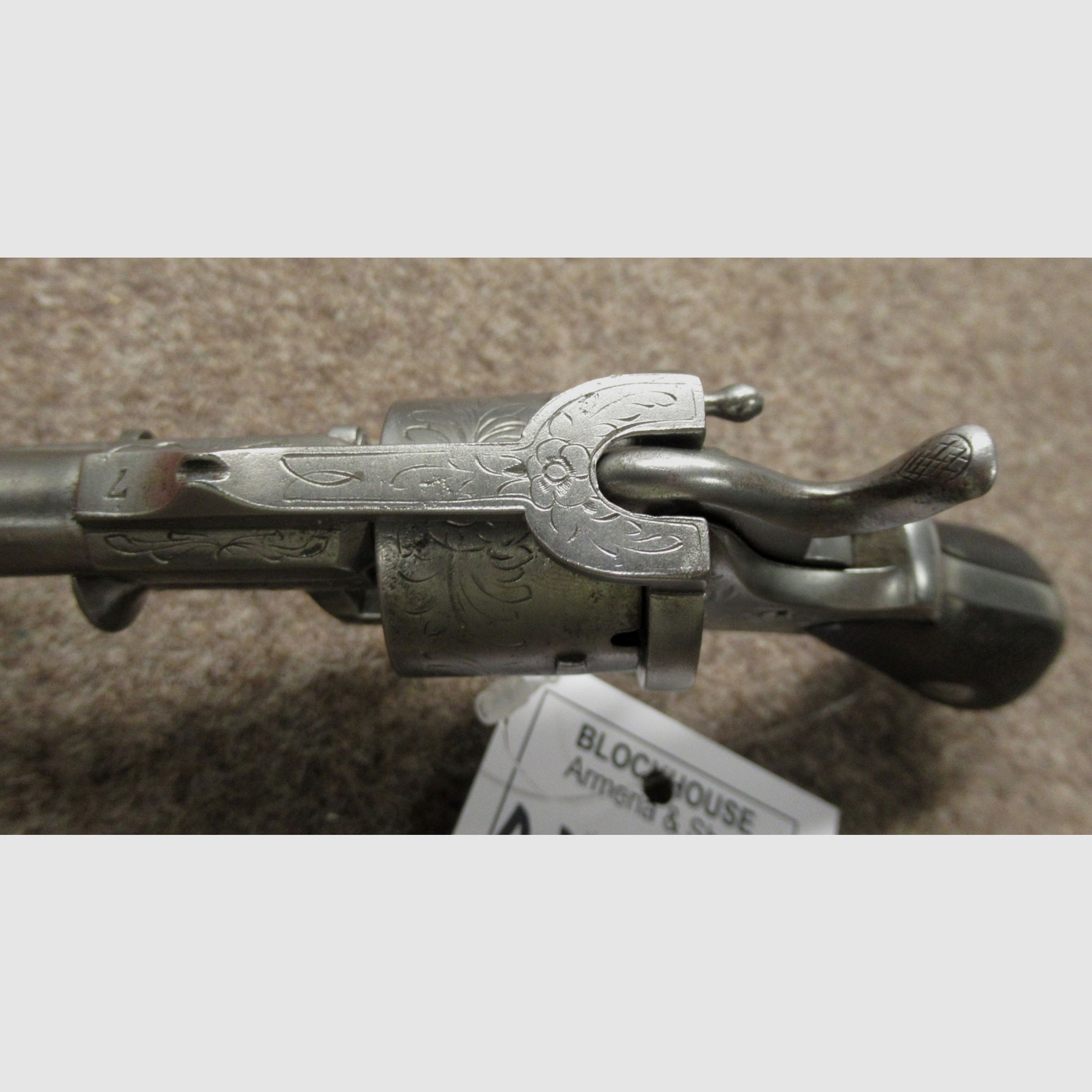 AB-158 MEYERS Revolver mit Stiftzündung, handgefertigtes Modell, Kal. 7mm Stiftzündung, Bild 6 von 6
