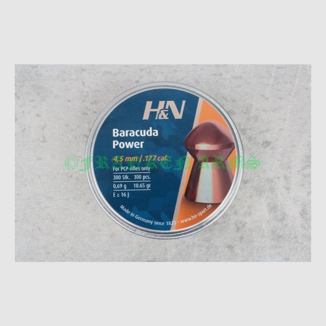 H&N Baracuda Power 4,50mm 300 stuks, afbeelding 2 van 2